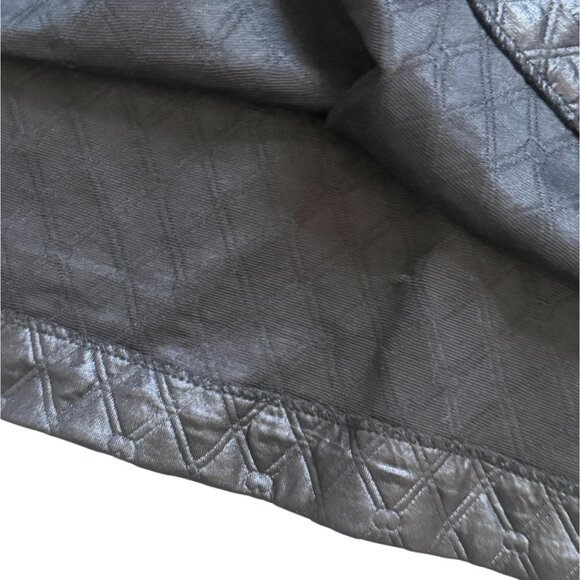 Carole Wren Pleated Quilted Skirt-Black-Size L-GUC - Picture 4 of 6